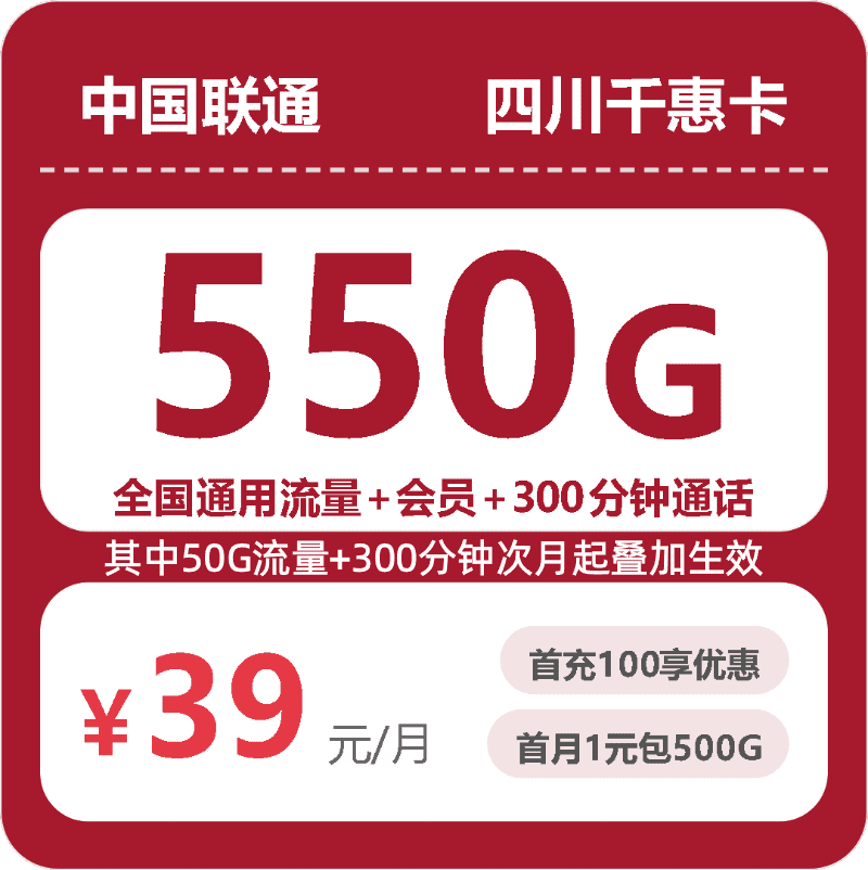 56384-联通四川千惠卡封面图